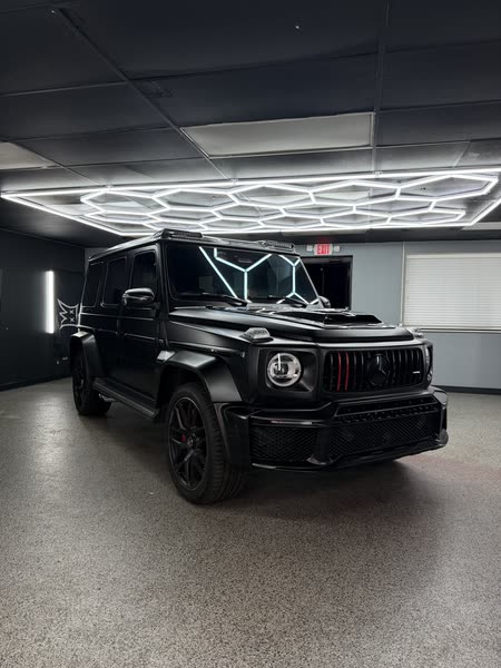 Mercedes G-Class wrapped matte black